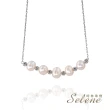 【Selene】簡約時尚珍珠銀項鍊(低調奢華925銀)