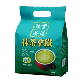 【Mocca 摩卡】厚實茶道抹茶拿鐵(25g/15包/袋)