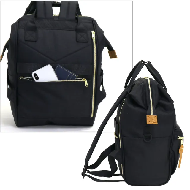 【WHOSE BAG】買一送一★NORA大容量防潑水口金女後背包 NO.WB010(男後背包 電腦後背包 零錢包 收納包)