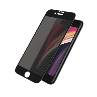 【PanzerGlass】iPhone SE3 / SE2 / 8 / 7 / 6s / 6 4.7吋 2.5D耐衝擊高透鋼化防窺玻璃保護貼(黑)