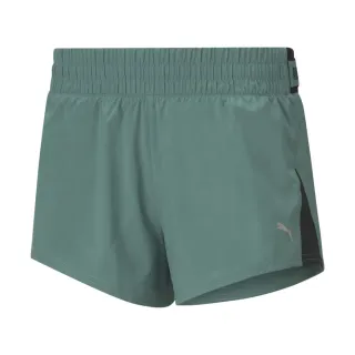 【PUMA】慢跑系列COOLadapt 3吋短風褲 女 短褲 綠色(52019645)