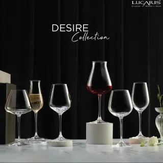 【LUCARIS】無鉛水晶紅酒杯 700ml 2入禮盒組 Desire系列(可醒酒紅酒杯禮盒)