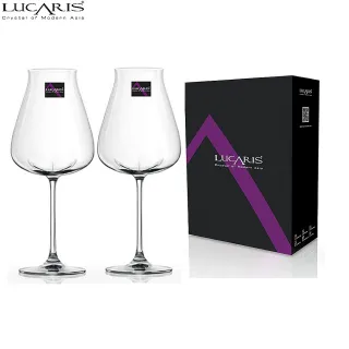 【LUCARIS】無鉛水晶紅酒杯 700ml 2入禮盒組 Desire系列(可醒酒紅酒杯禮盒)
