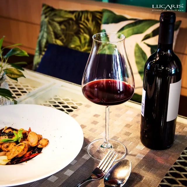 【LUCARIS】無鉛水晶紅酒杯 700ml 2入禮盒組 Desire系列(可醒酒紅酒杯禮盒)
