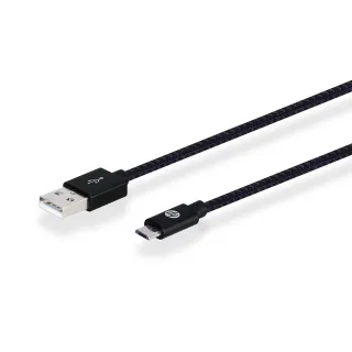 【HP 惠普】高階USB-A to Micro-USB 編織傳輸充電線 100cm
