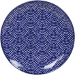 【Tokyo Design】瓷製餐盤 扇點藍16cm(餐具 器皿 盤子)