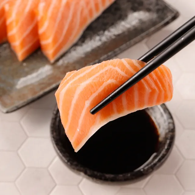 【華得水產】挪威鮭魚生魚片2件(600g/整條/未切/生食級)