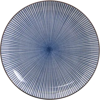 【Tokyo Design】和風餐盤 竹點藍15.5cm(餐具 器皿 盤子)