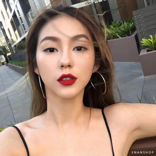 【ENANSHOP 惡南宅急店】歐美大圈圈耳環 圓圈耳環 圈圈耳環 素面簡約氣質款-0245D