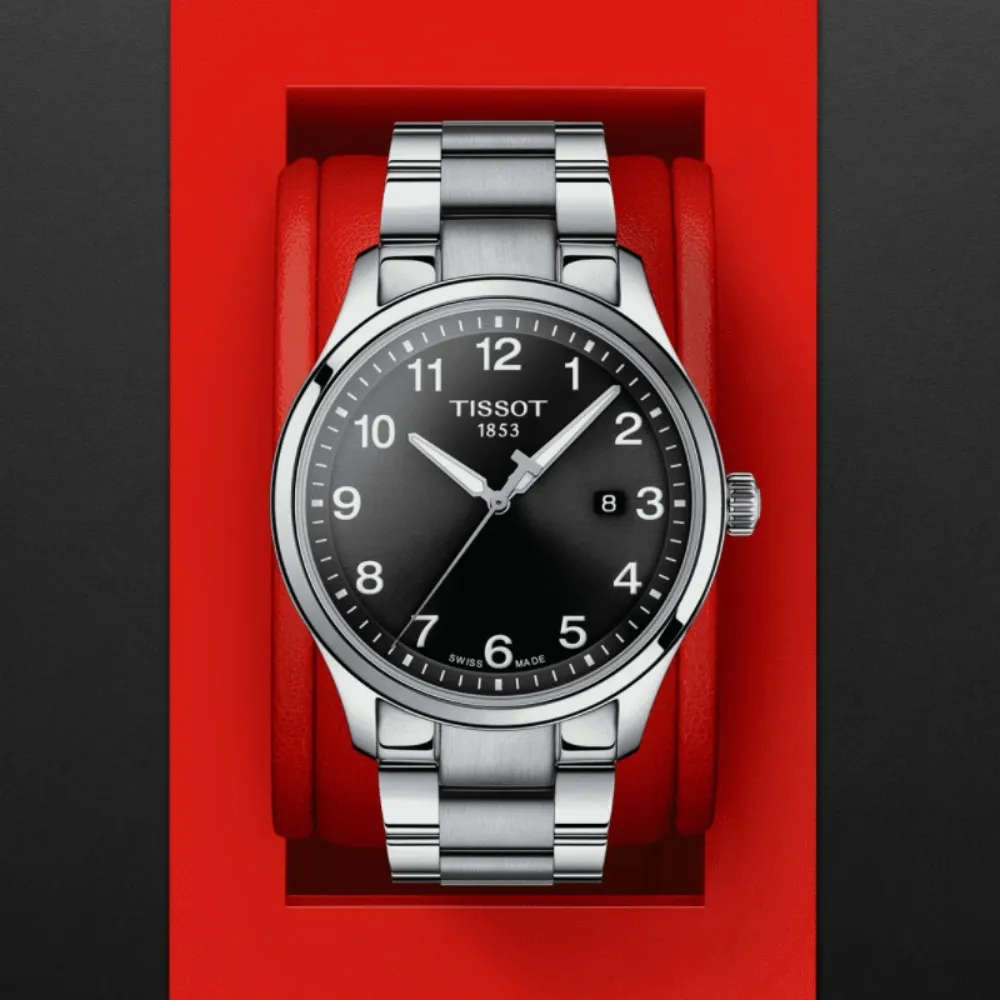 【TISSOT 天梭 官方授權】GENT XL CLASSIC 大三針經典腕錶 禮物推薦 畢業禮物(T1164101105700)