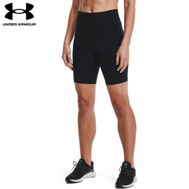 【UNDER ARMOUR】UA 女 Meridian緊身運動短褲 _1355914-001(黑)