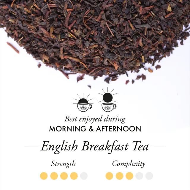 【TWG Tea】手工純棉茶包雙入組 英式早餐茶 15包x2盒(English Breakfast Tea;黑茶)