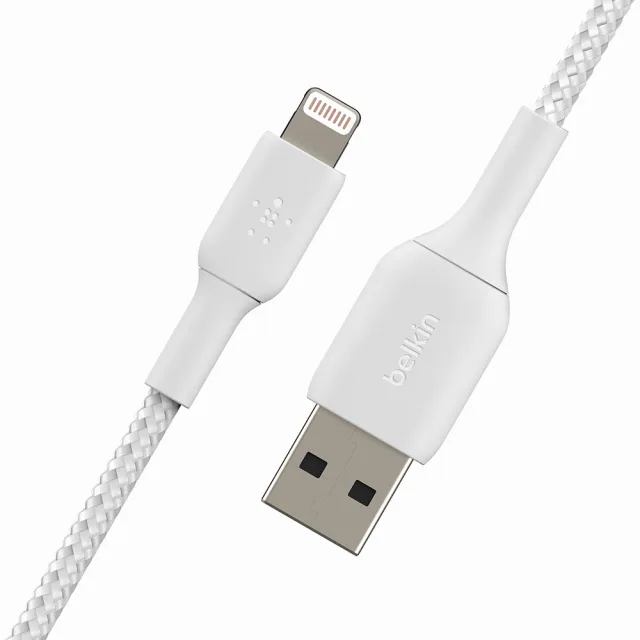 【BELKIN】USB-A to Lightning 1M 原廠傳輸線(2色)