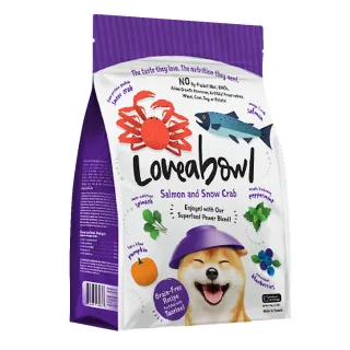 【Loveabowl囍碗】無穀天然糧-全齡犬-鮭魚&雪蟹4.5kg
