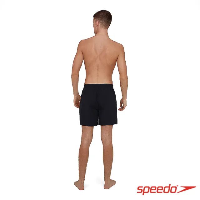 【SPEEDO】男人休閒海灘褲 Essentials 16吋(黑)