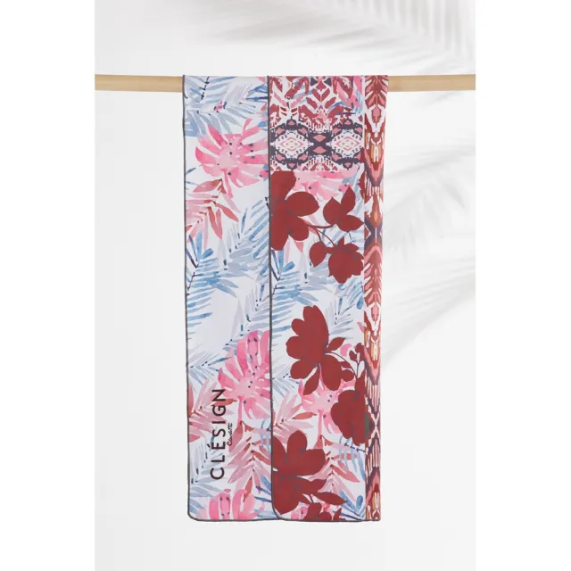 【Clesign】OSE ECO YOGA TOWEL 瑜珈舖巾 - D11 Florid Colorful(濕止滑瑜珈舖巾)