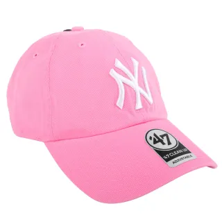 【NEW ERA】洋基NY白繡線第47章品牌 男棒球帽(粉)