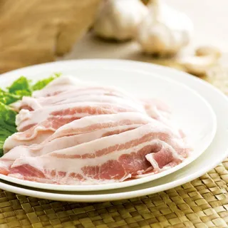 【天和鮮物】厚呷豬-五花火鍋肉片8包(300g/包)