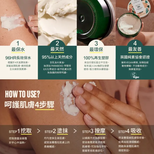 【THE BODY SHOP 美體小舖】草莓嫩白身體滋養霜(200ML)