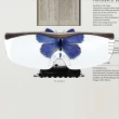 【Hazuki】日本Hazuki葉月透明眼鏡式放大鏡1.85倍大鏡片(黑)