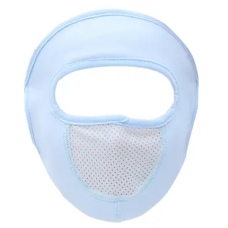 【WE FIT】薄款防曬防塵透氣冰絲防護全臉口罩面罩(SG053)