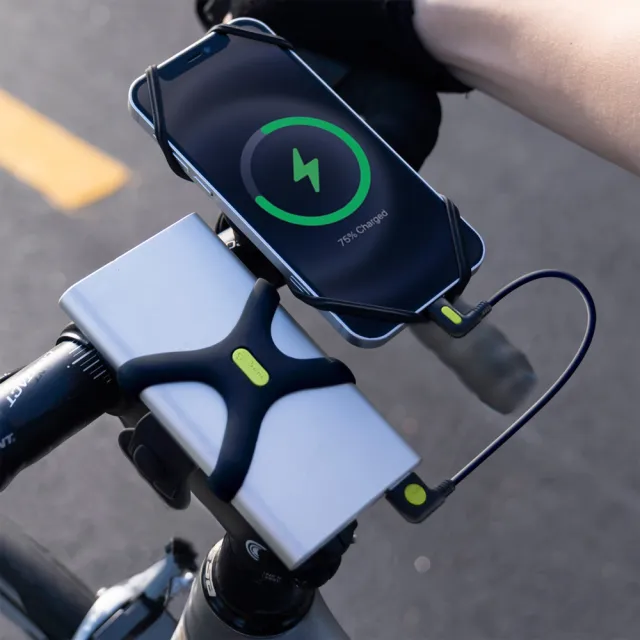 【Bone 蹦克】自行車手機充電套組 - USB-C(手機周邊 充電線 傳輸線 單車充電)
