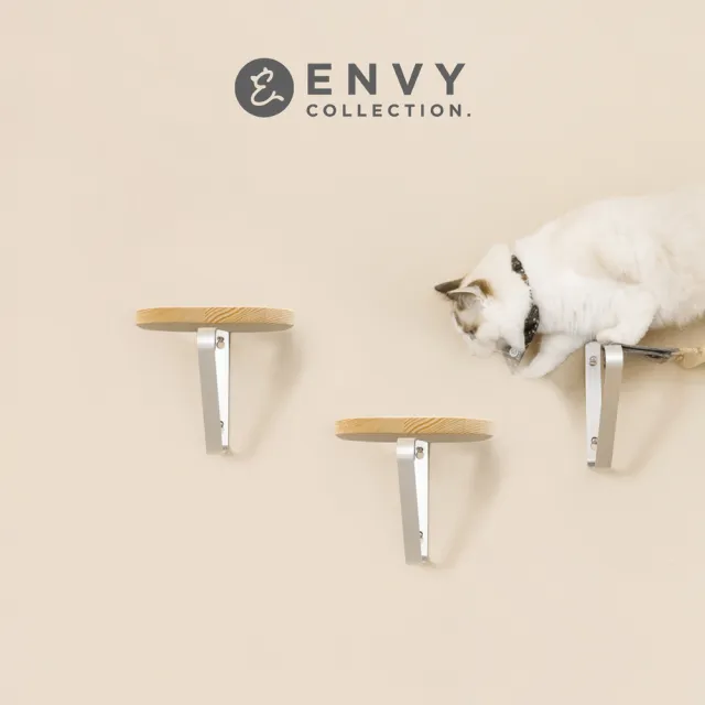 【ENVY COLLECTION】貓跳台-長方型(吸盤式 鑽牆式)