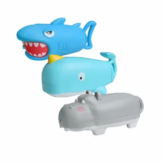 【PUKU 藍色企鵝】樂活造型戲水槍水中戲水玩具(三色)