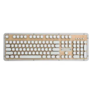 【AZIO】RETRO MAPLE BT 藍牙楓木打字機鍵盤-Typelit軸(PC/MAC鍵盤)