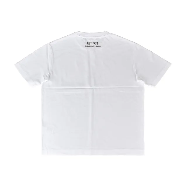 【Calvin Klein 凱文克萊】CK Calvin Klein多色OK印花LOGO純棉短T(XS/S/M/白)