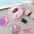 【UNICO】兒童 少髮量俏皮蝸牛冰淇淋髮夾/髮飾-5入組(髮飾/配件/聖誕)
