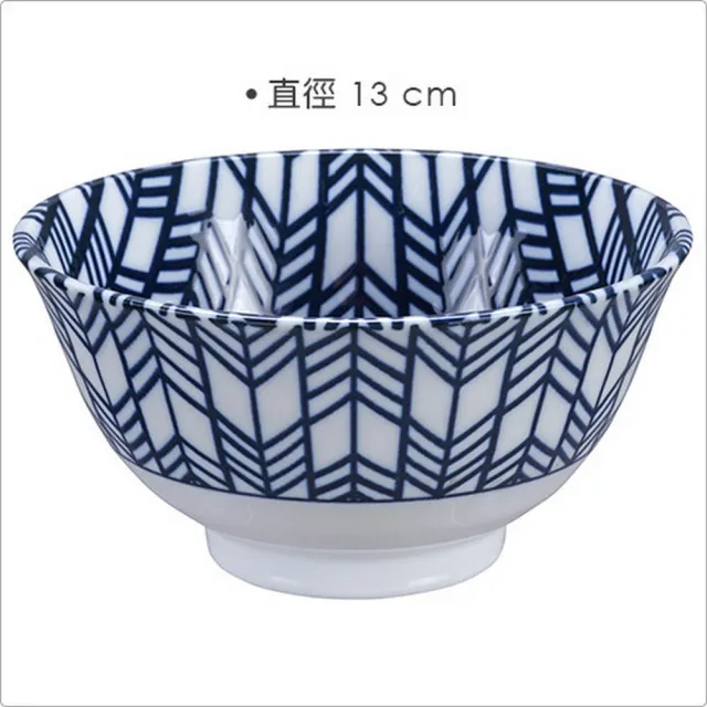 【Tokyo Design】荷蘭 圖騰餐碗 箭羽13cm / 飯碗 湯碗