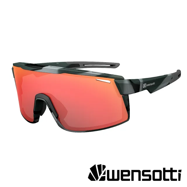 【Wensotti】運動太陽眼鏡/護目鏡 wi6945系列 SP高功能增豔鏡 多款(抗藍光/背框可拆/抗UV/單車/自行車)