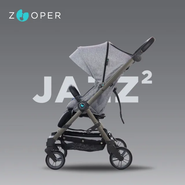 【Zooper】Jazz2 全能小戰車 - 標配款(時尚 可平躺 可登機 嬰兒手推車)