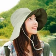 【Juniper 朱尼博】抗UV可收納雙面寬邊淑女帽 17SS-S002A(雙面帽/遮陽帽/防曬帽/超大帽眉)