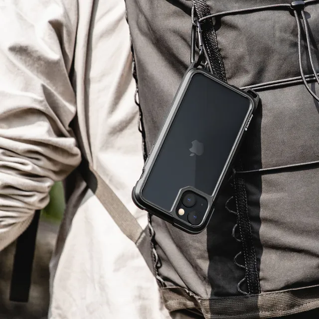 【SwitchEasy 魚骨牌】iPhone 13 6.1吋 Odyssey 掛繩軍規防摔金屬手機殼