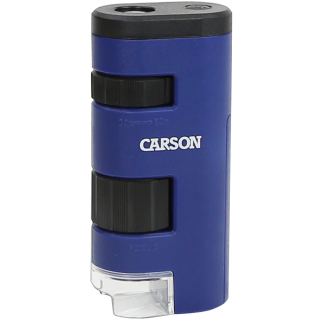 【CARSON 卡薾紳】LED口袋型顯微鏡 20x-60x(實驗觀察 微距放大)