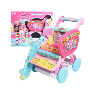 【Playful Toys 頑玩具】超市購物手推車(家家酒玩具 女孩玩具 商店玩具 兒童禮物)