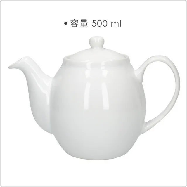 【KitchenCraft】陶製茶壺 白500ml  / 泡茶 下午茶 茶具