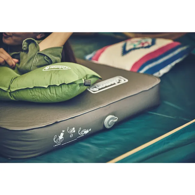 【Coleman】自動充氣枕頭 / CM-0428J(露營枕 充氣枕 旅行枕 戶外枕頭)