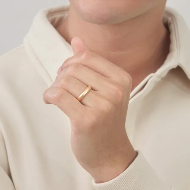 【PROMESSA】18K金 相融系列 結婚戒指(男戒)