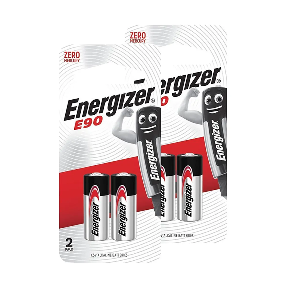 【Energizer 勁量】N-LR1 E90 BP-2 R1-N 持久型5號鹼性電池-4入