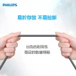 【Philips 飛利浦】USB to Lightning 160cm MFI手機充電-灰(DLC4558V)