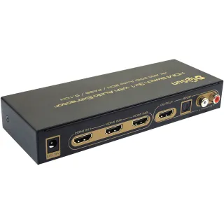 【DigiSun 得揚】AH231R 4K HDMI 三入一出切換器+音訊擷取器 SPDIF+R/L