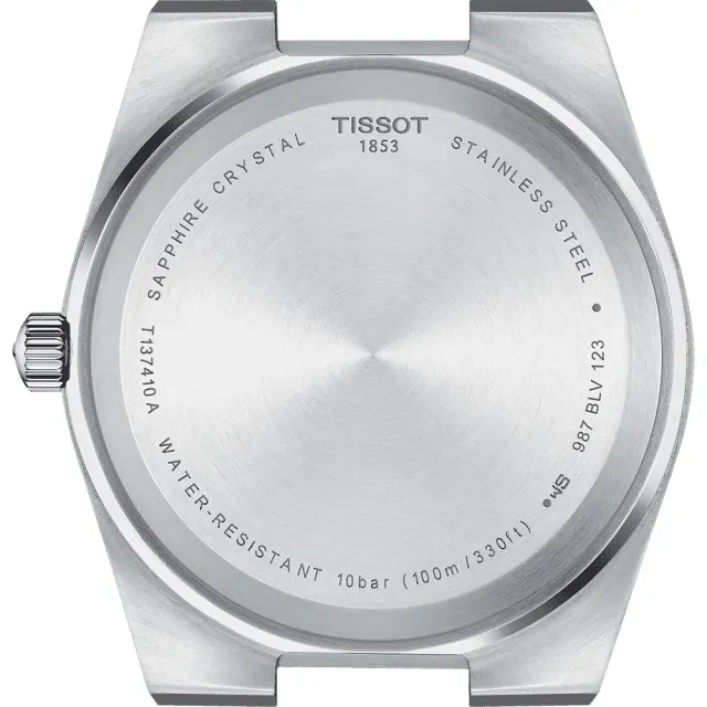 【TISSOT 天梭】PRX 系列 70年代復刻石英錶-銀x黑/40mm 送行動電源 畢業禮物(T1374101105100)