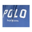 【RALPH LAUREN】POLO印花長袖連帽T恤(藍)