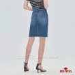 【BRAPPERS】女款 Boy Friend系列-全棉及膝裙(深藍)