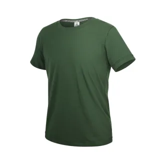 【HODARLA】ZERO DRY男女款機能排汗棉短袖T恤-台灣製 抗UV 反光 上衣 慢跑 軍綠(3158402)