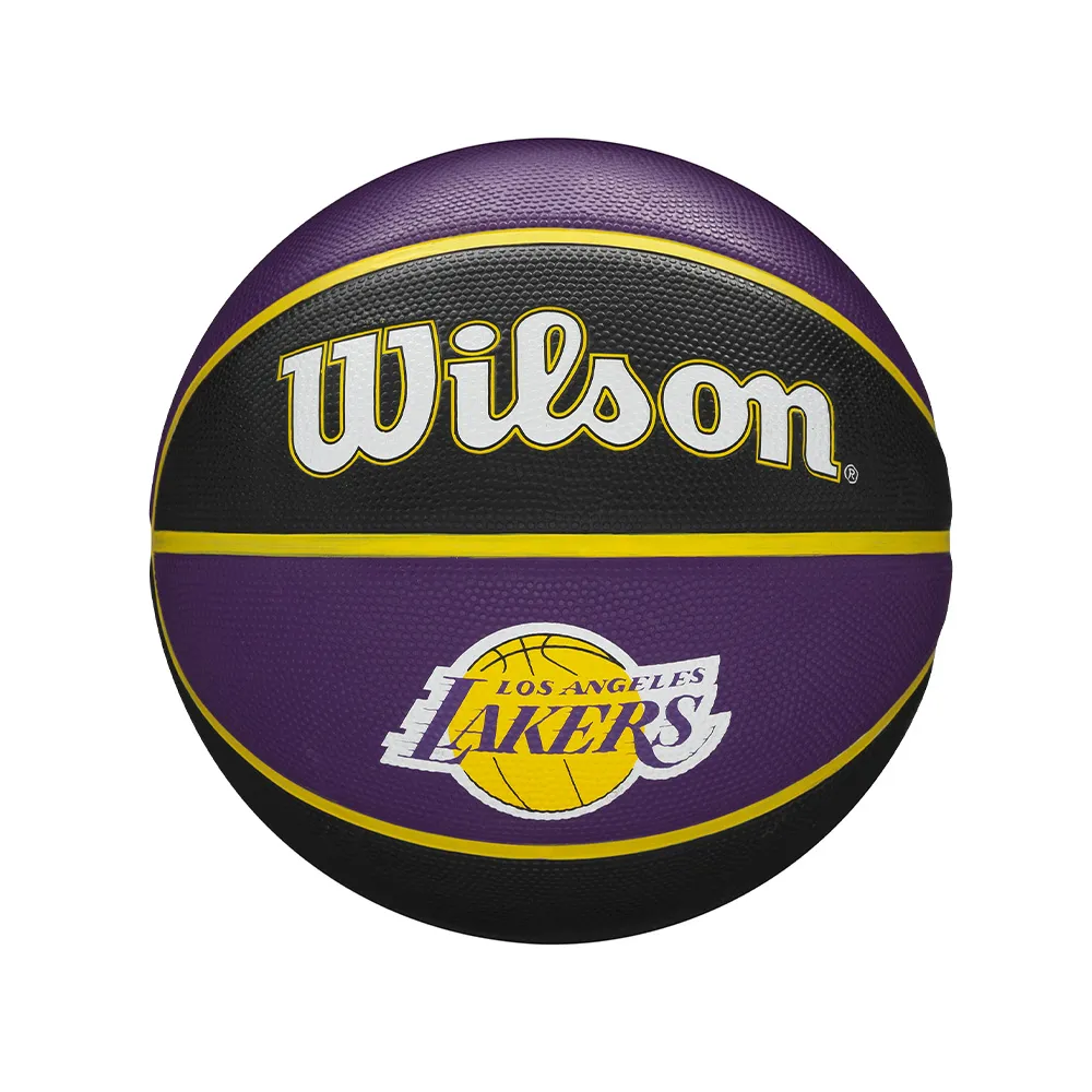 【WILSON】NBA隊徽系列 21 湖人 橡膠 籃球(7號球)