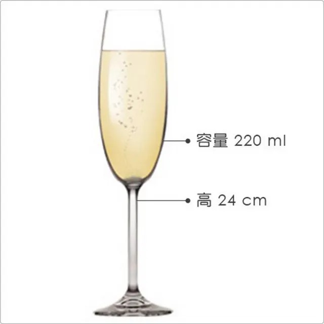 【TESCOMA】歐洲 晶透香檳杯 220ml / 調酒杯 雞尾酒杯